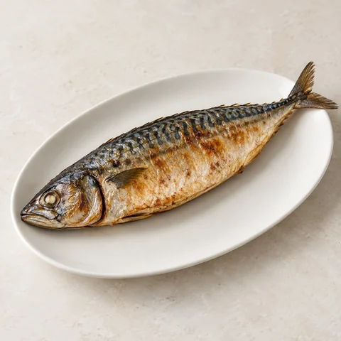 Makrela faszerowana — ilustracja propozycji podania